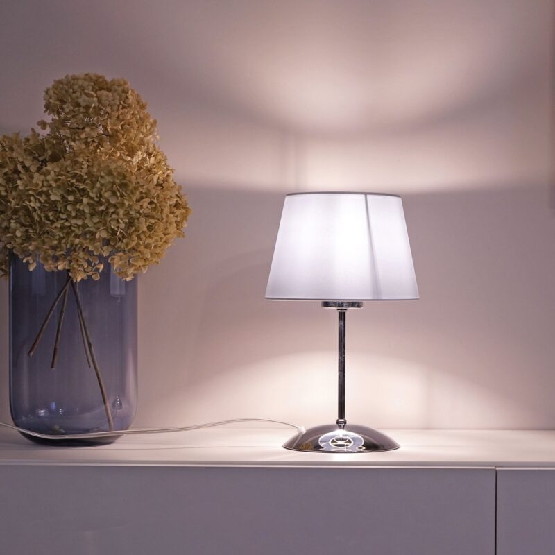 Lampka Nocna TK Lighting Glory Chrome x1 - obrazek 3