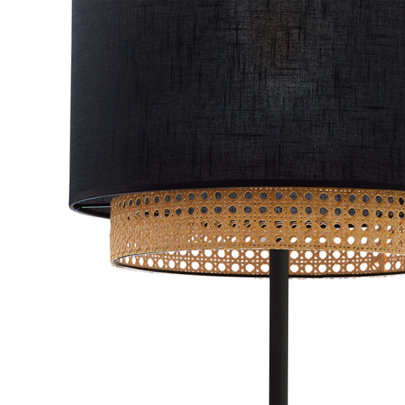 Lampa Podłogowa TK Lighting Boho Black x1 - obrazek 3