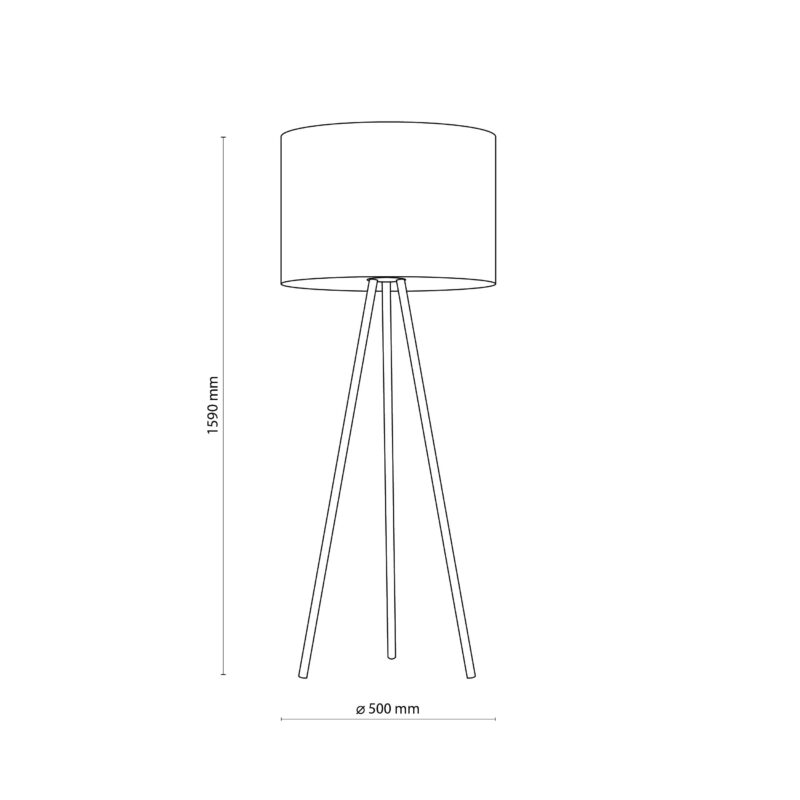 Lampa Podłogowa TK Lighting Juta x1 - obrazek 4