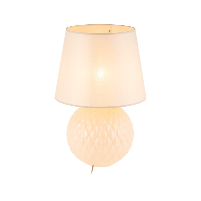 Lampka Nocna TK Lighting Santana Ecru x1 - obrazek 5