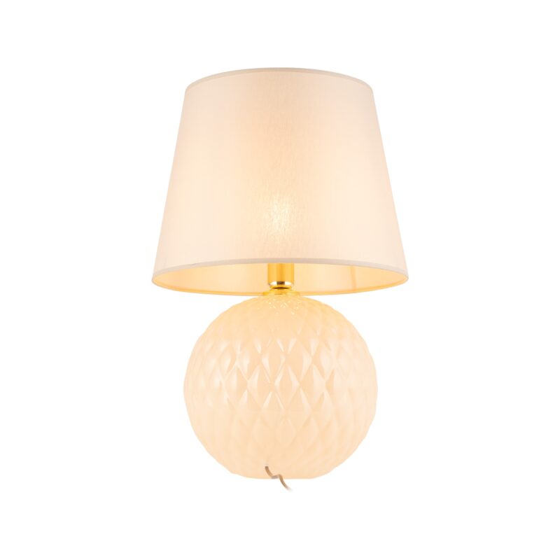 Lampka Nocna TK Lighting Santana Ecru x1 - obrazek 6