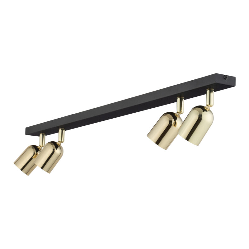 Lampa Sufitowa TK Lighting Top Black Gold x4 - obrazek 4