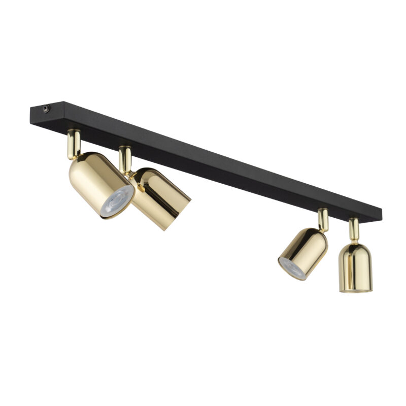 Lampa Sufitowa TK Lighting Top Black Gold x4 - obrazek 6