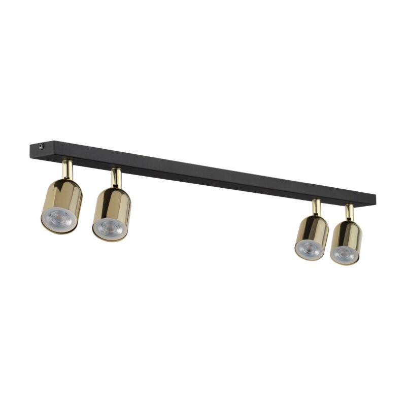 Lampa Sufitowa TK Lighting Top Black Gold x4 - obrazek 7
