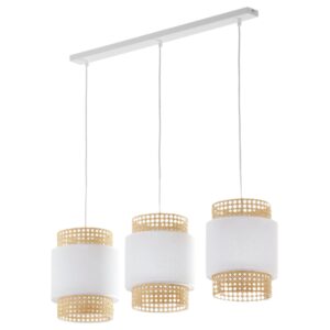 Lampa Wisząca TK Lighting Boho New White Listwa x3