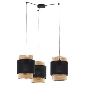 Lampa Wisząca TK Lighting Boho New Black x3