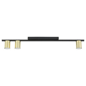 Lampa Sufitowa TK Lighting Logan Black/gold x3
