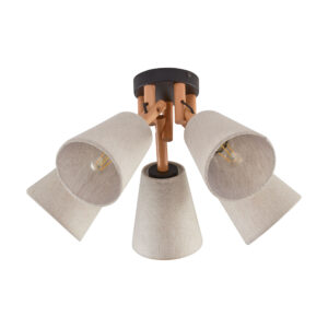 Lampa Sufitowa TK Lighting Vaio Nature x5