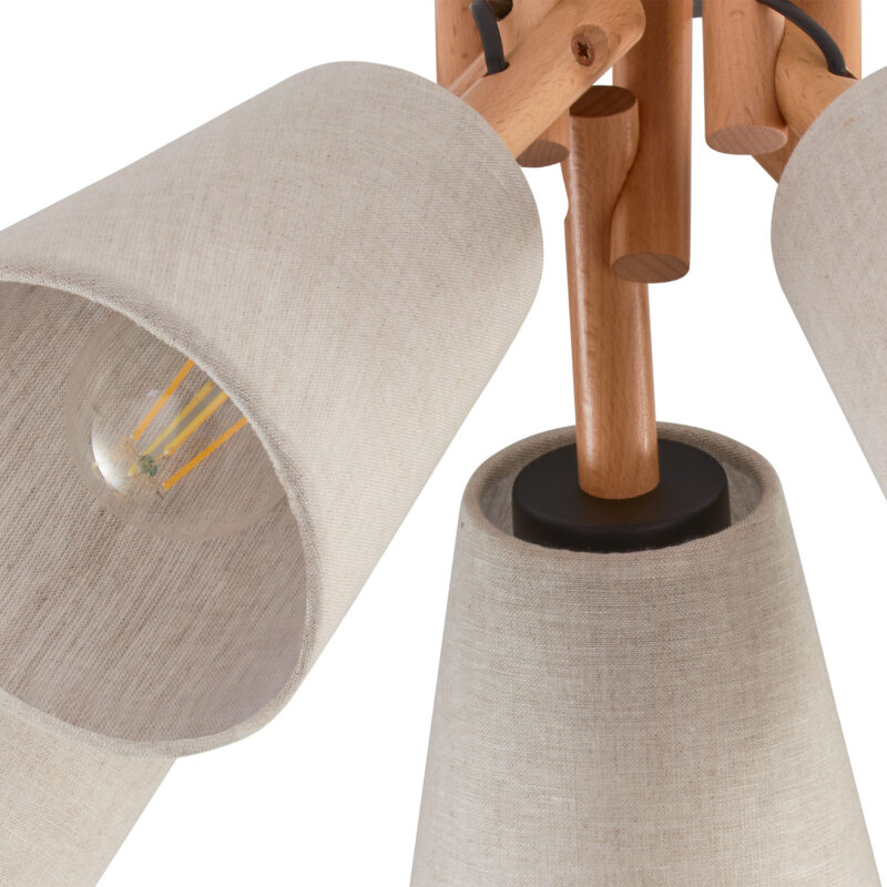 Lampa Sufitowa TK Lighting Vaio Nature x5 - obrazek 3