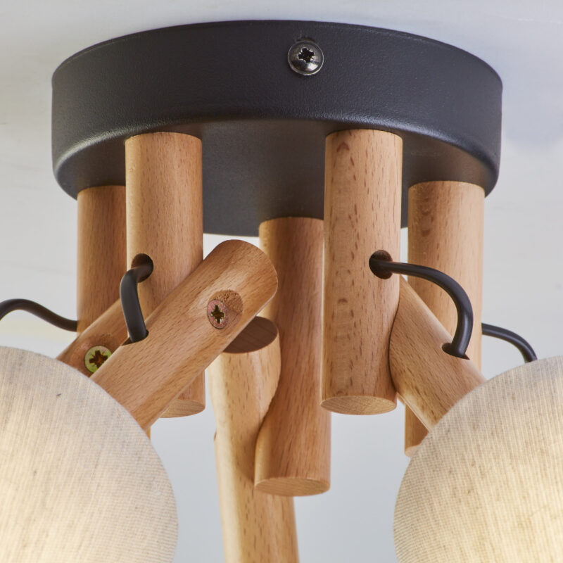 Lampa Sufitowa TK Lighting Vaio Nature x5 - obrazek 5