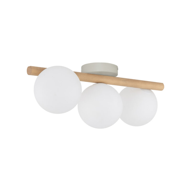 Lampa Sufitowa TK Lighting Estera Wood x3 - obrazek 3