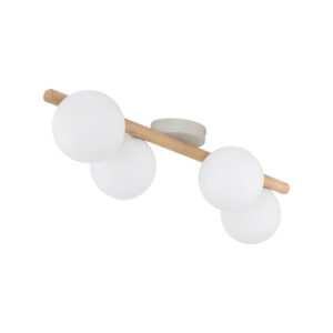 Lampa Sufitowa TK Lighting Estera Wood x4