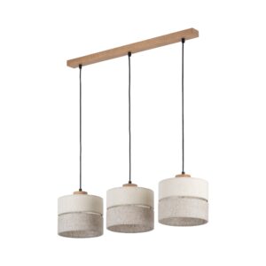 Lampa Wisząca TK Lighting Eco Listwa x3