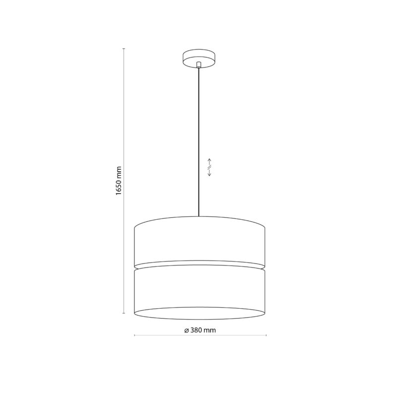 Lampa Wisząca TK Lighting Eco 380 x1 - obrazek 4