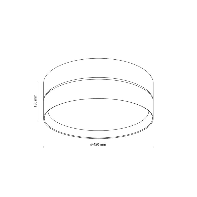 Lampa Sufitowa TK Lighting Eco 450 x4 - obrazek 4
