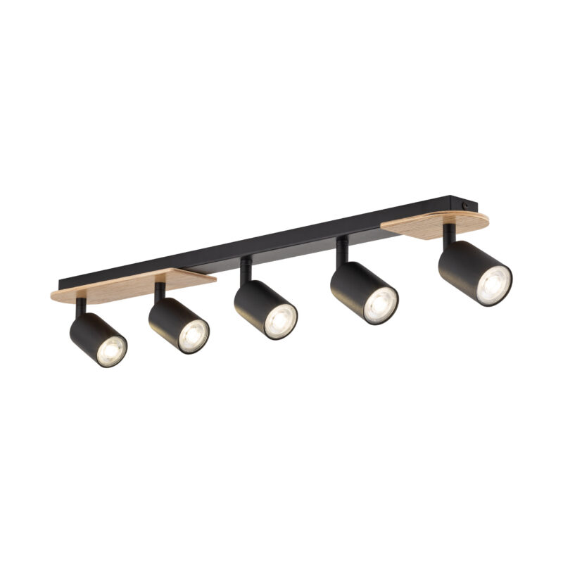 Lampa Sufitowa TK Lighting Cover Wood x5