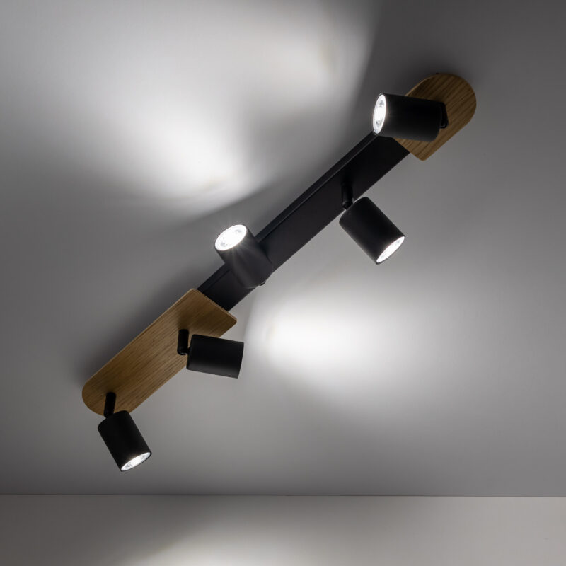 Lampa Sufitowa TK Lighting Cover Wood x5 - obrazek 4