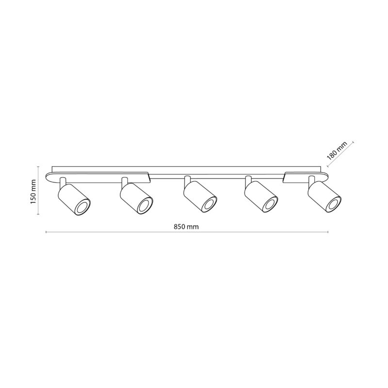 Lampa Sufitowa TK Lighting Cover Wood x5 - obrazek 6