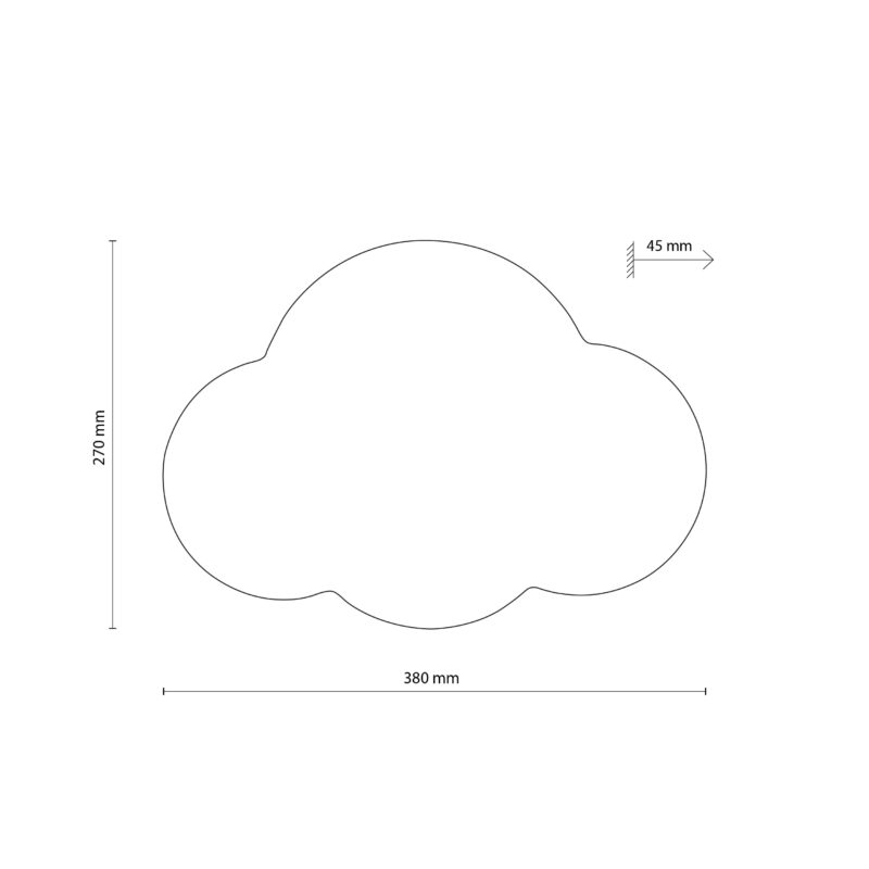 Kinkiet TK Lighting Cloud Beige X G9 x2 - obrazek 6
