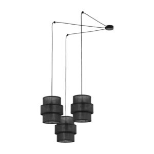Lampa Wisząca TK Lighting Calisto Black x3