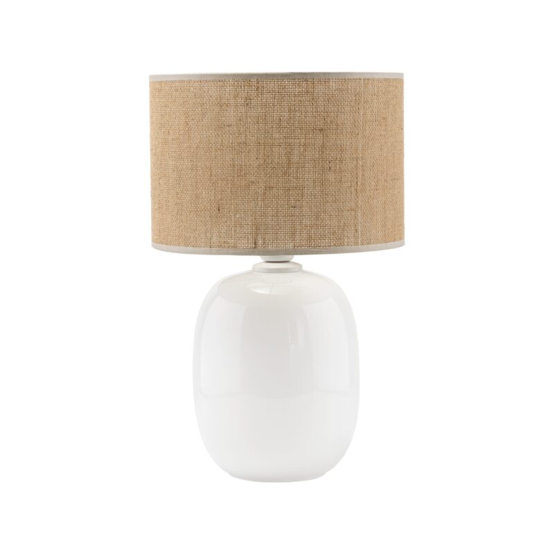 Lampka Nocna TK Lighting Melody White Juta x1 - obrazek 7