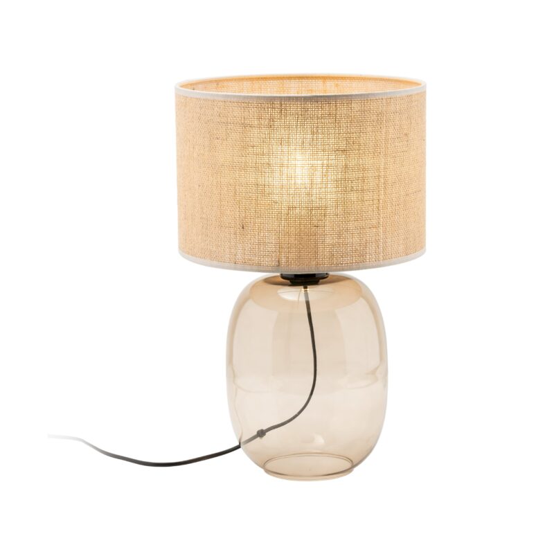 Lampka Nocna TK Lighting Melody Topaz Juta x1 - obrazek 6