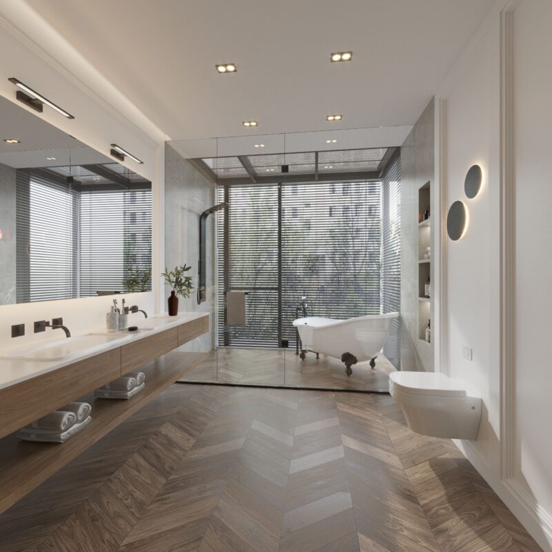Kinkiet TK Lighting Luna White 300 x3 - obrazek 3
