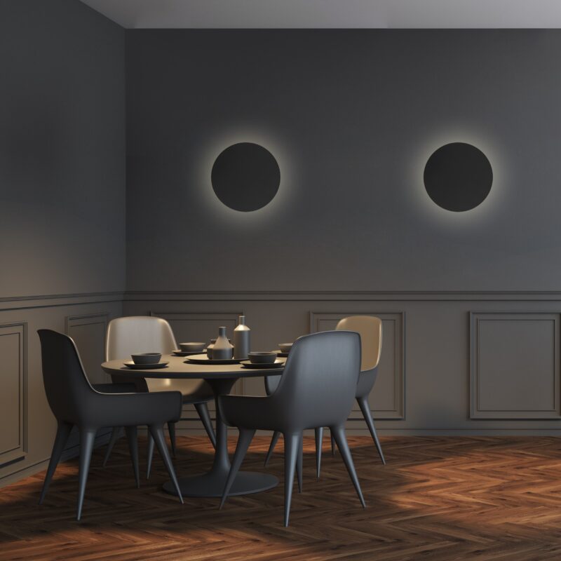 Kinkiet TK Lighting Luna Black 300 x4 - obrazek 3