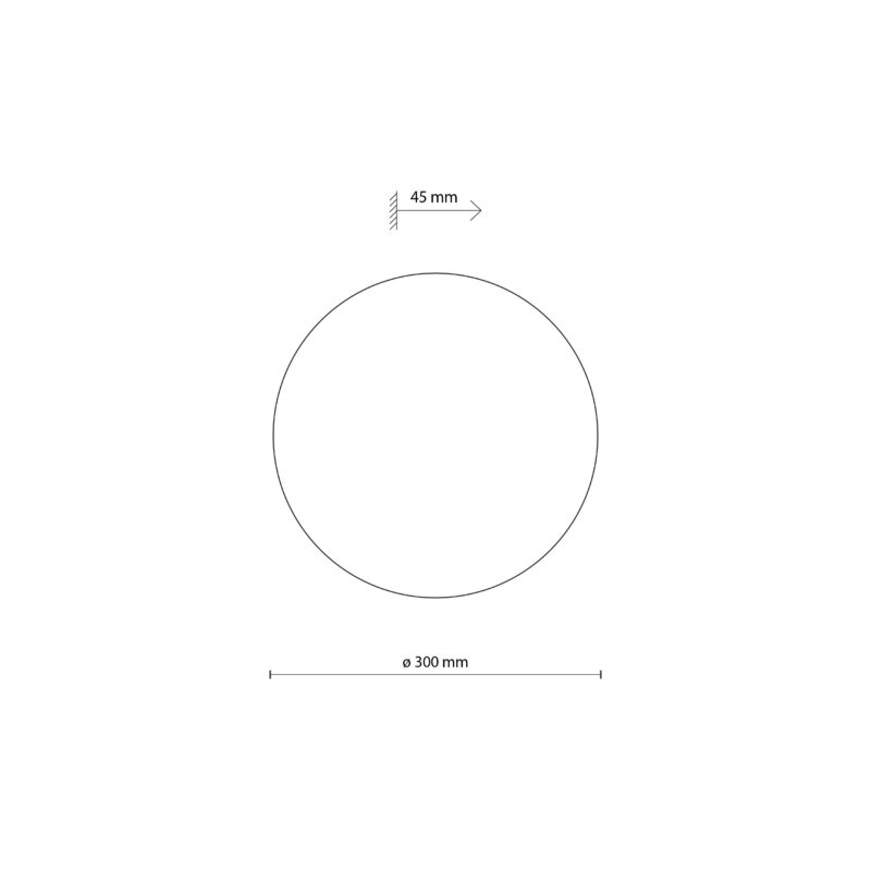 Kinkiet TK Lighting Luna Black 300 x4 - obrazek 4