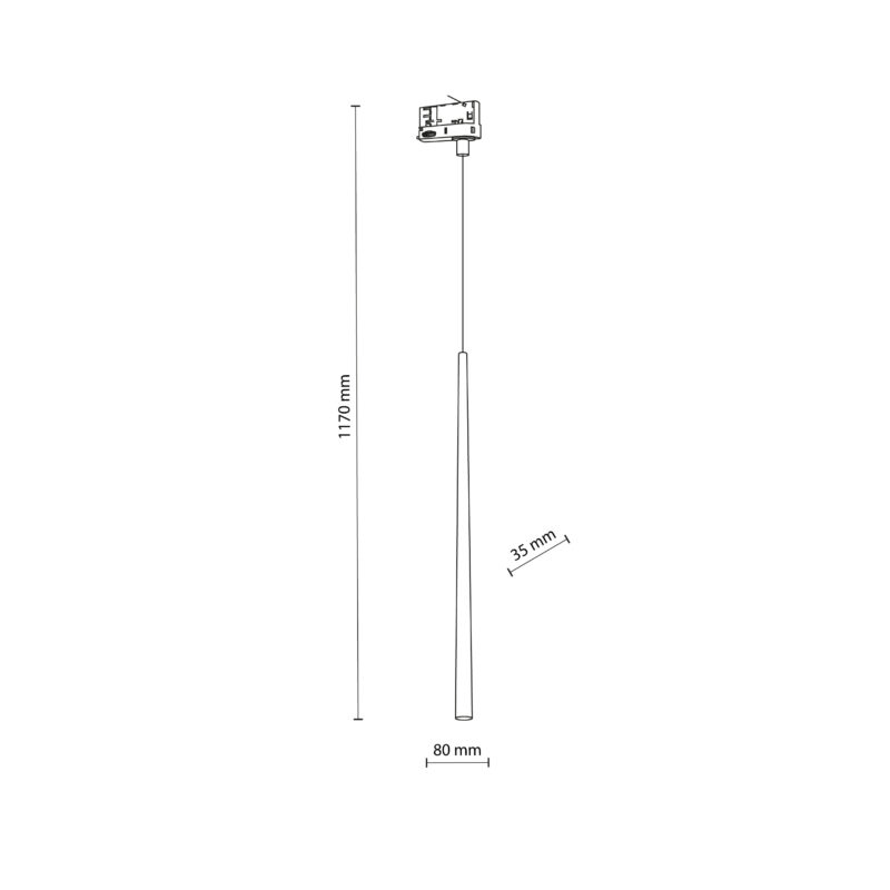 System szynowy TK Lighting Tracer 3-fazowy Piano Black G9 x1 - obrazek 3