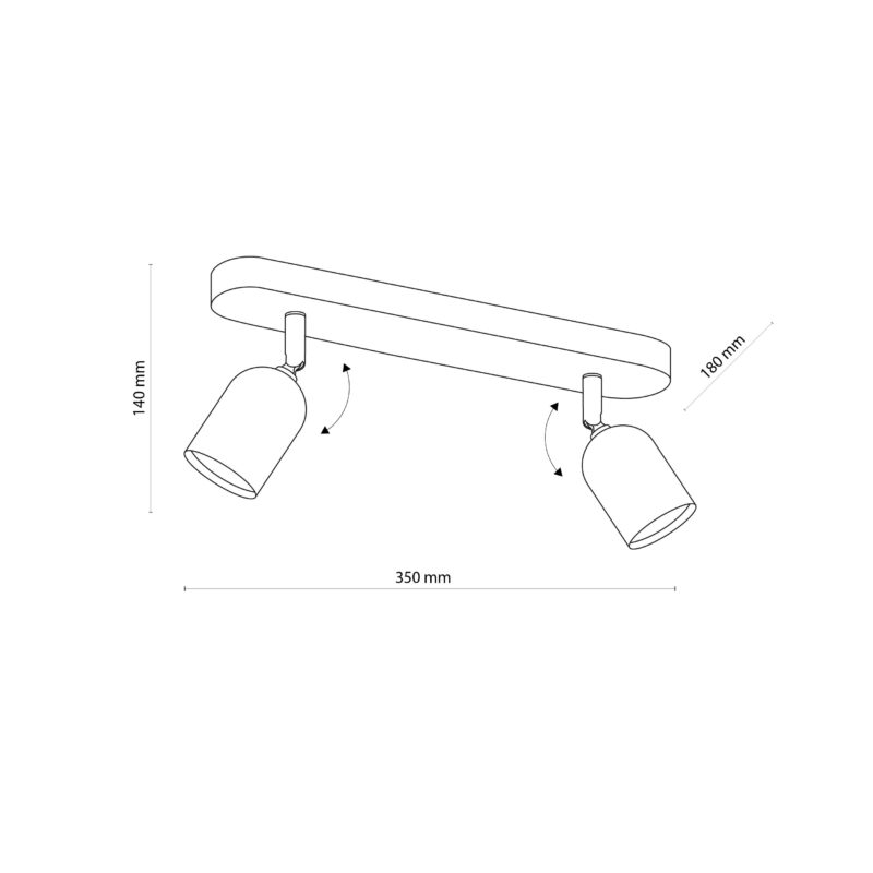 Lampa Sufitowa TK Lighting Top Gold x2 - obrazek 8