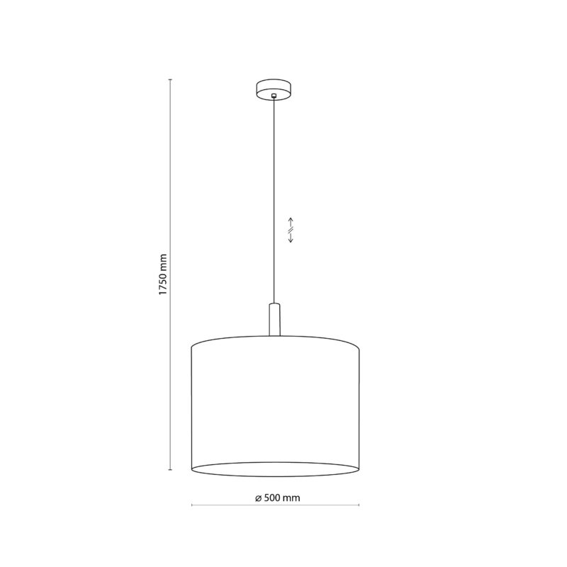 Lampa Wisząca TK Lighting Deva Nature x1 - obrazek 3