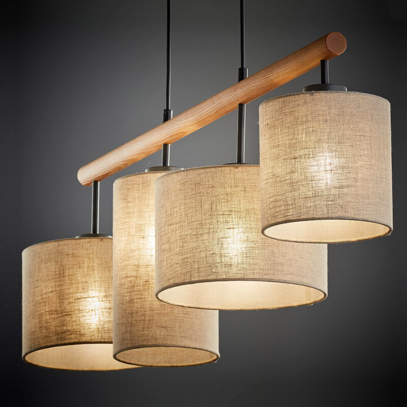 Lampa Wisząca TK Lighting Deva Nature Fsc 100%, Sa-coc-006060 x4 - obrazek 3
