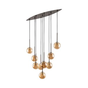 Lampa Wisząca TK Lighting Estera Brown x9