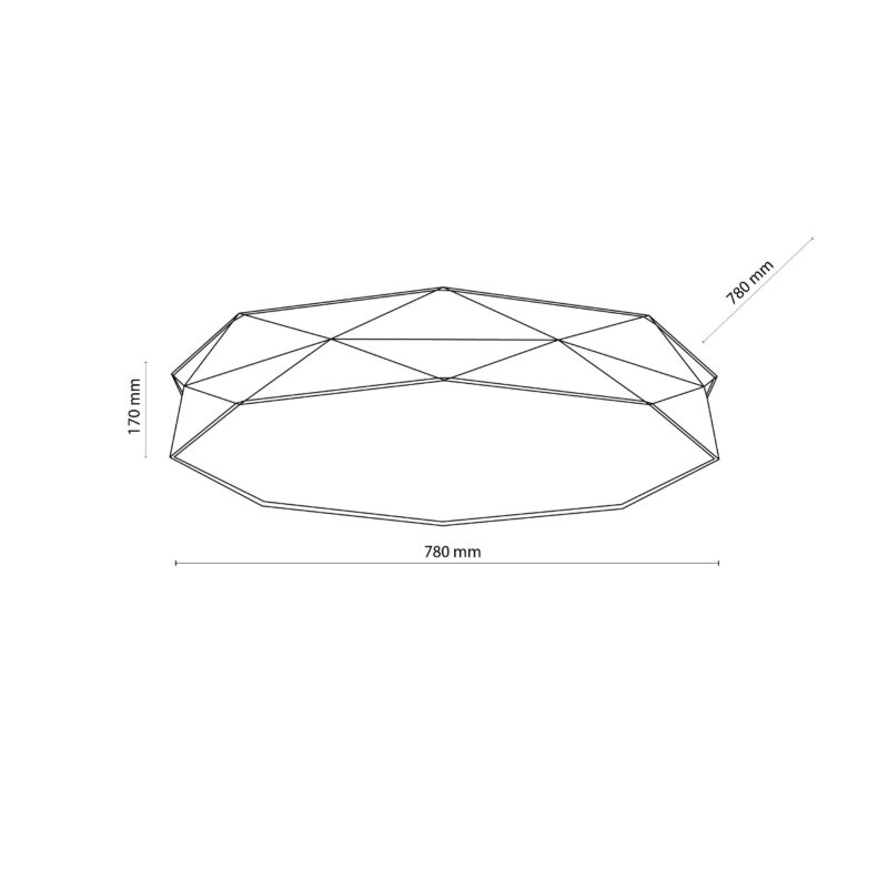 Lampa Sufitowa TK Lighting Kantoor Nature 780 x6 - obrazek 4