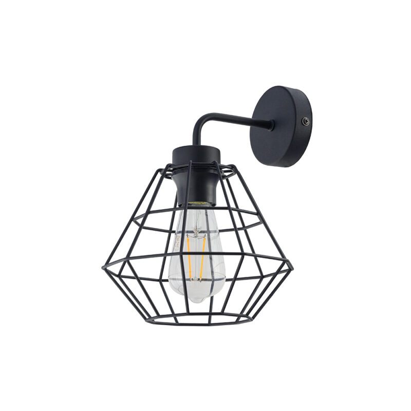 Kinkiet TK Lighting Diamond New Black x1