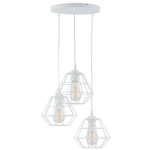 Lampa Wisząca TK Lighting Diamond New White x3