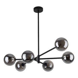 Lampa Sufitowa TK Lighting Sarius Black/Graphite x6
