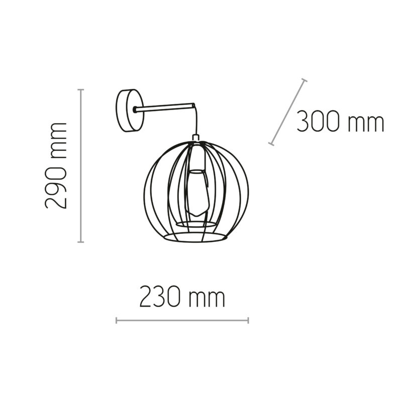 Kinkiet TK Lighting Jaula x1 - obrazek 4