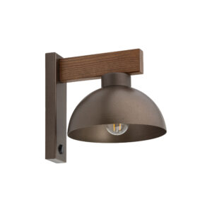 Kinkiet TK Lighting Oslo Brown x1