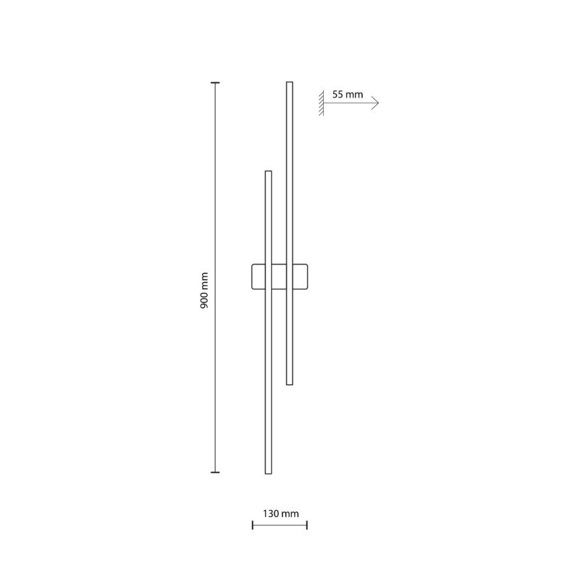 Kinkiet TK Lighting Flash Wood Sosna LED x2 - obrazek 7