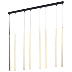 Lampa Wisząca TK Lighting Piano Gold x8