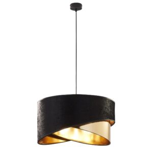 Lampa Wisząca TK Lighting Tercino Black/gold Ścięta 500 x3