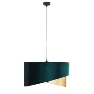 Lampa Wisząca TK Lighting Tercino Green/gold Ścięta 500 x3