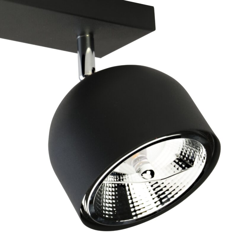Lampa Sufitowa TK Lighting Altea Black + Żarówki x2 - obrazek 3
