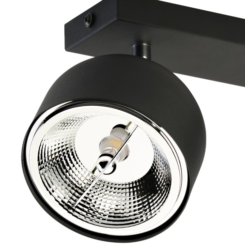 Lampa Sufitowa TK Lighting Altea Black + Żarówki x2 - obrazek 4