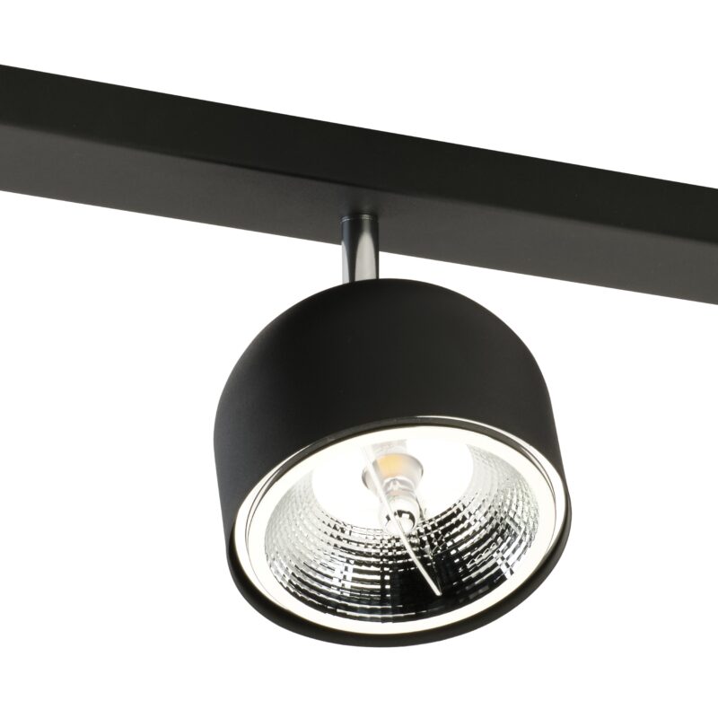 Lampa Sufitowa TK Lighting Altea Black + Żarówki x3 - obrazek 3