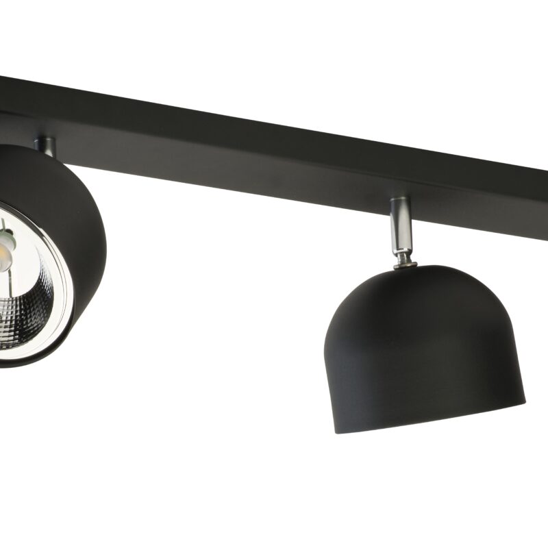 Lampa Sufitowa TK Lighting Altea Black + Żarówki x4 - obrazek 3