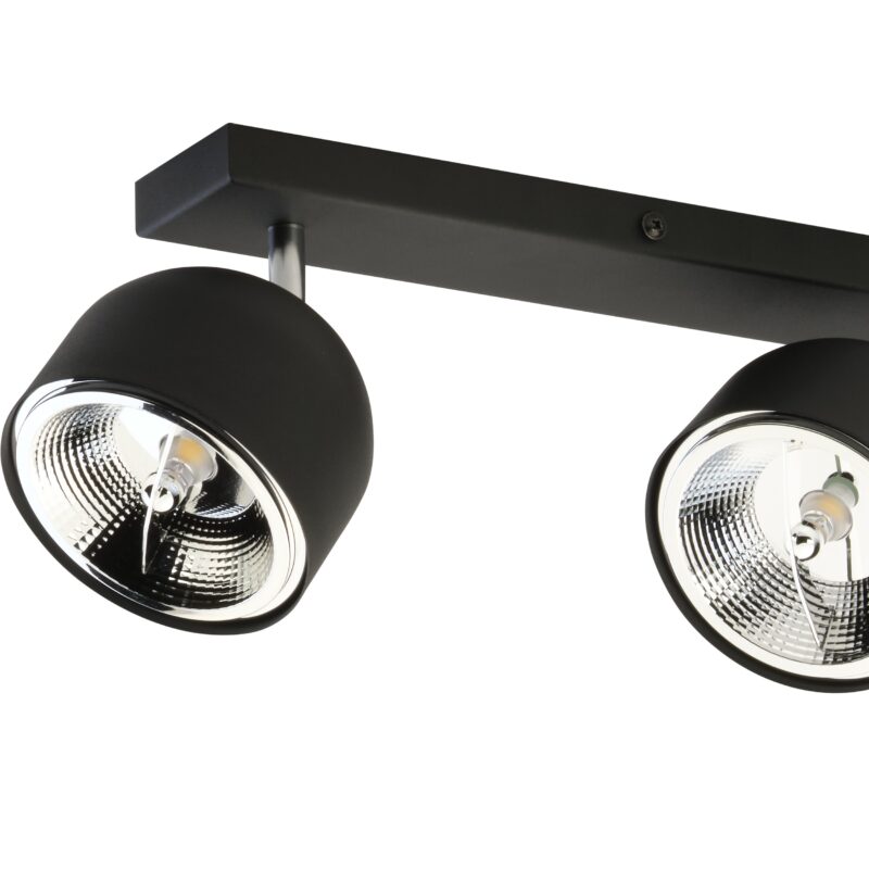 Lampa Sufitowa TK Lighting Altea Black + Żarówki x4 - obrazek 4