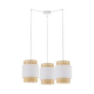 Lampa Wisząca TK Lighting Boho White x3
